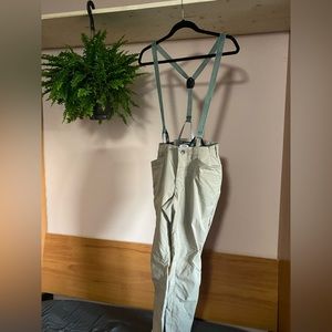 Khaki Riding Pants with Suspenders! 🏇 34/34